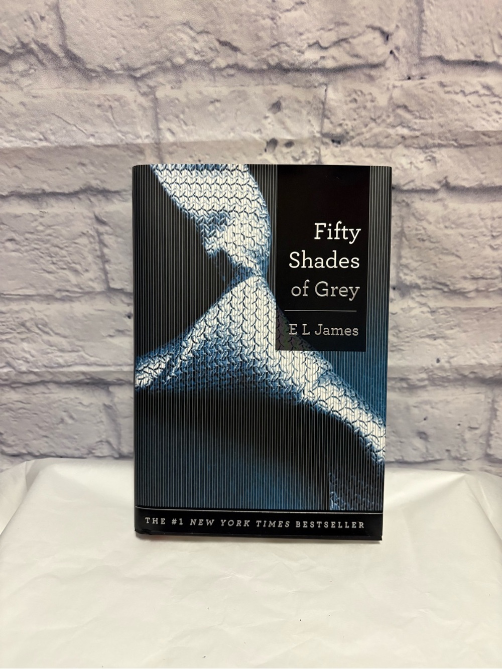 Fifty Shades of Grey by E L James - Black & Silver Hard Cover